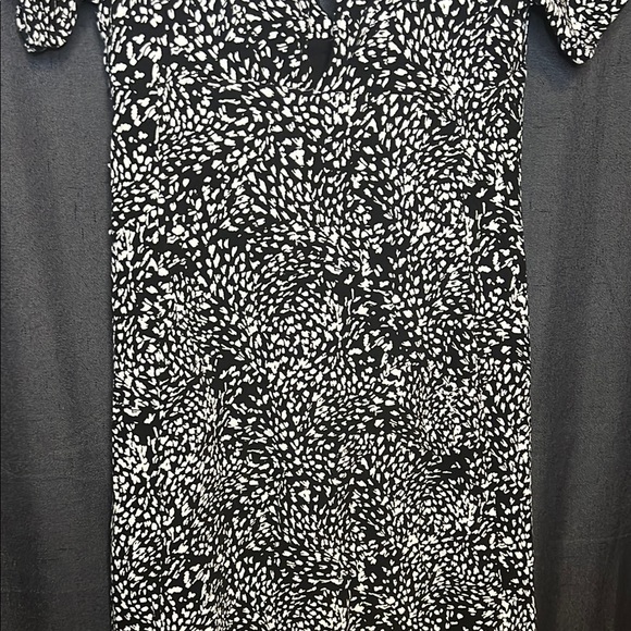 Free People Dress Black & White with decorative buttons down one side. Size 4 - Picture 10 of 15